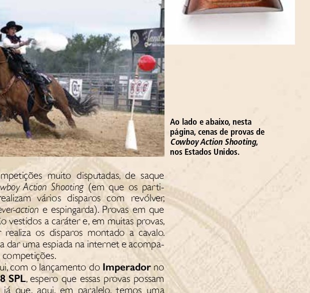Cenas de Cowboy Action Shooting nos EUA