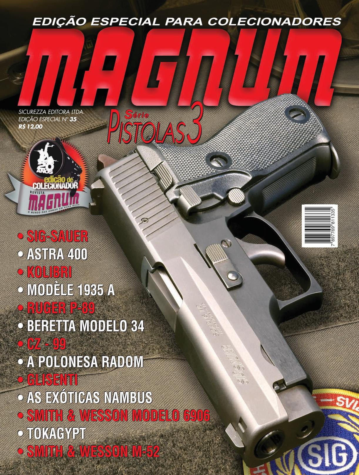Revista Magnum - Especial 35 - Série Pistolas 3