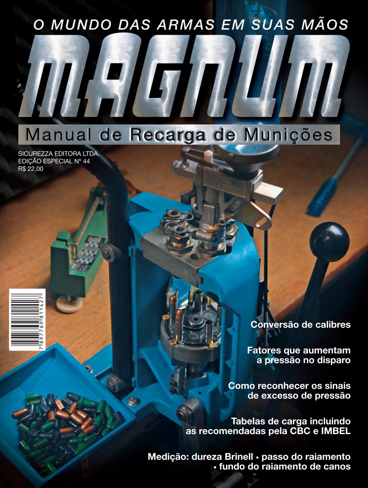 Revista Magnum - Especial 44 - Manual de recarga e munições