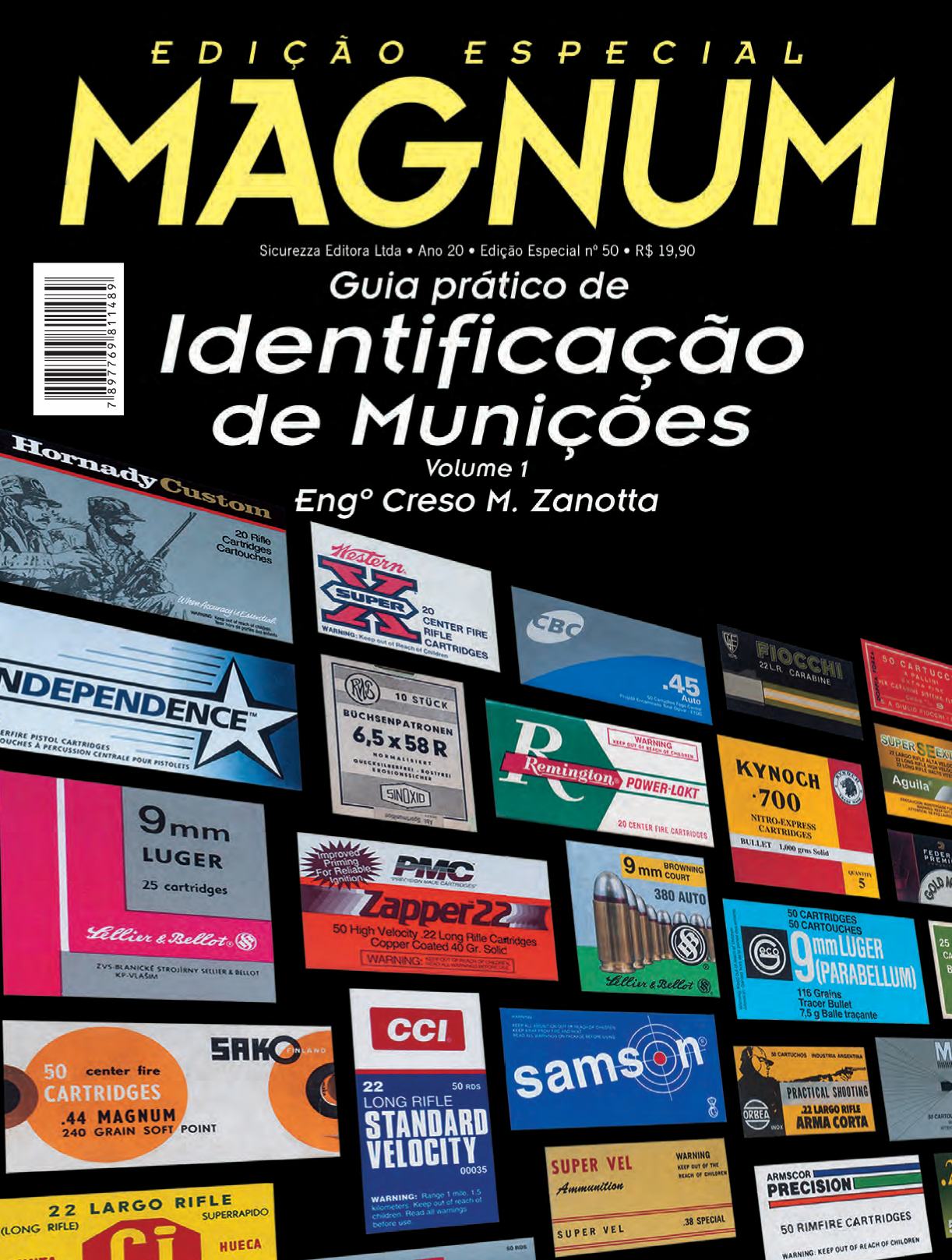 Revista Magnum - Especial 50 - Guia prático de Identificação de Munições Volume 1