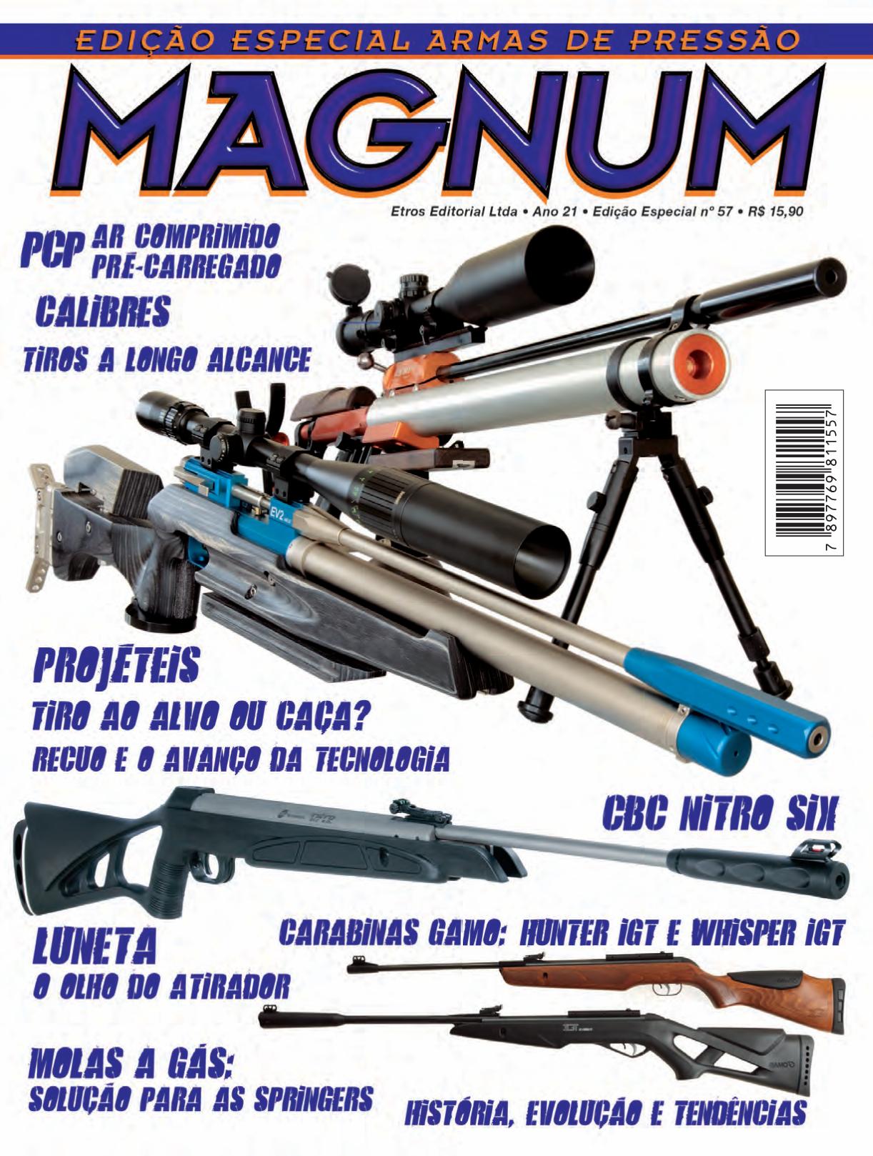 Revista Magnum - Especial 57 - Armas de Pressão